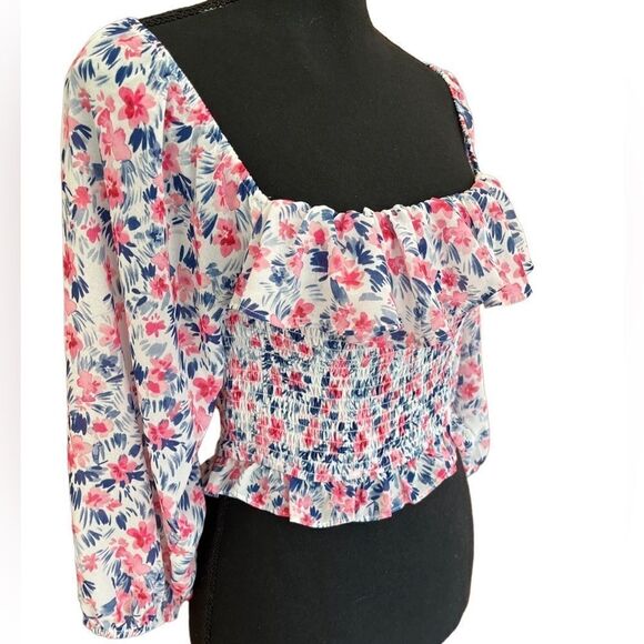 YUMI KIM Off-The-Shoulder Floral-Print
Crop Top size L - Picture 6 of 7